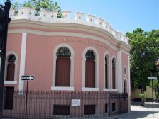 Modernist and Moorish details of the Ponce History Museum