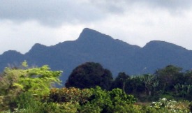 Adjuntas' Sleeping Giant mountains